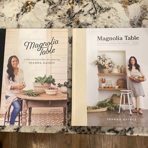 Joanna Gaines Magnolia Table Vol 1 and 2 never used.